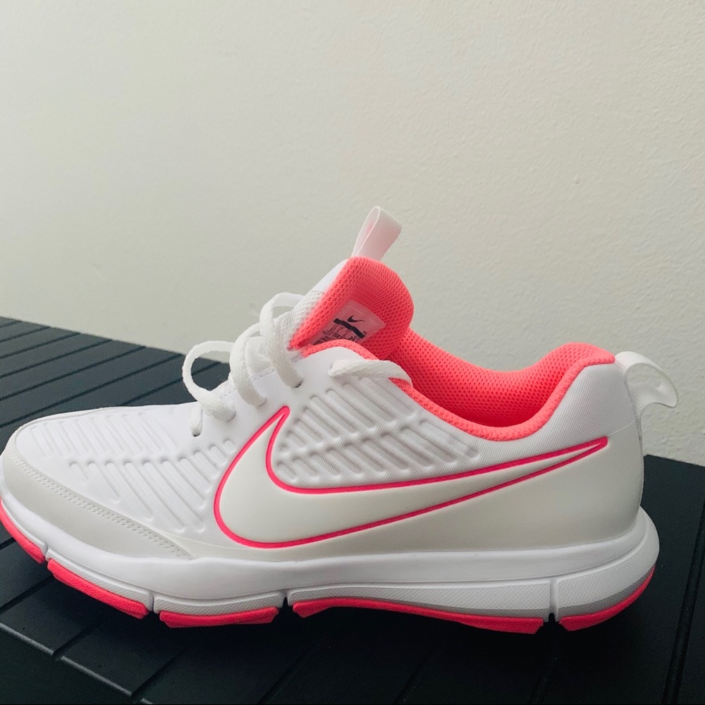 Nike Explorer 2 Women's Golf Shoes White and pink - Picture 9 of 15